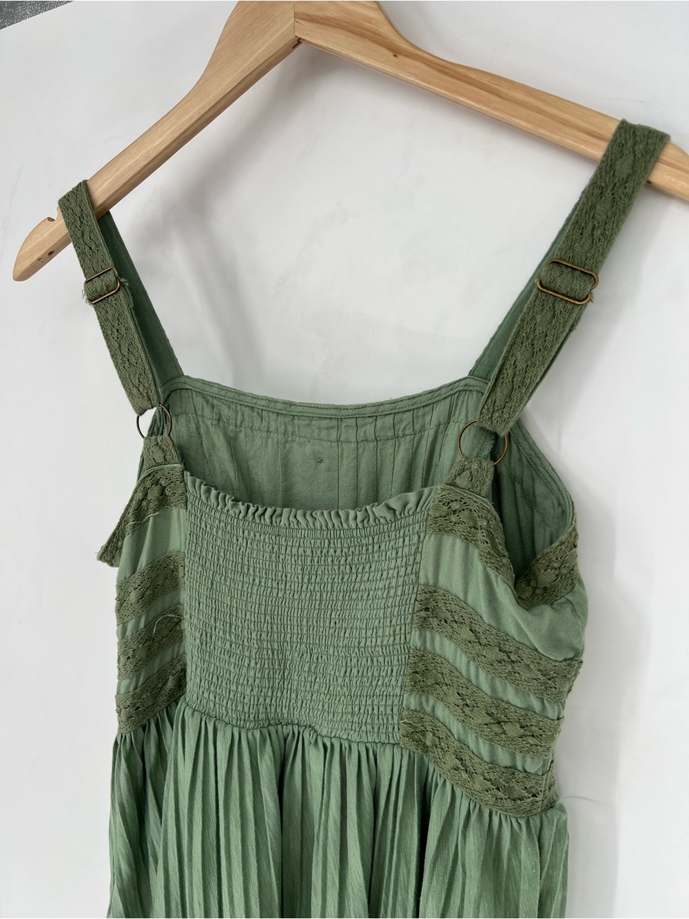 Matilda Jane Dresses w/ Joanna Gaines Green Grass Roots Sundress Cotton Medium - Picture 11 of 11